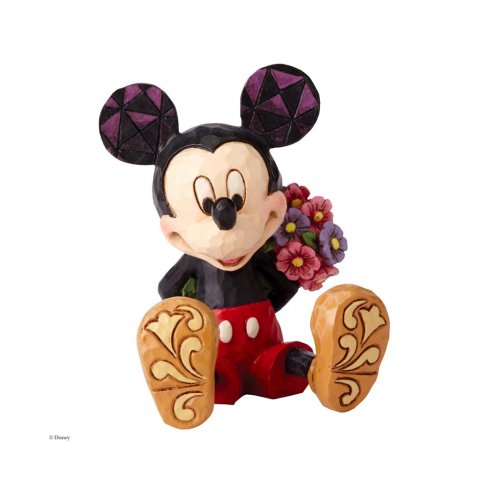 Disney Figur Mini Musse Pigg Blommor
