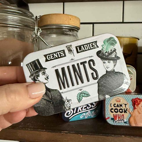 Pillerask Gents & Ladies - xl med mintpastiller