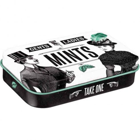 Pillerask Gents & Ladies - xl med mintpastiller