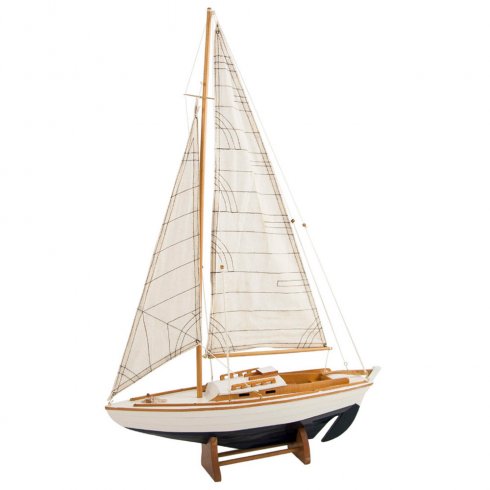 Modell Folkbåt eifelbensvit 45 cm