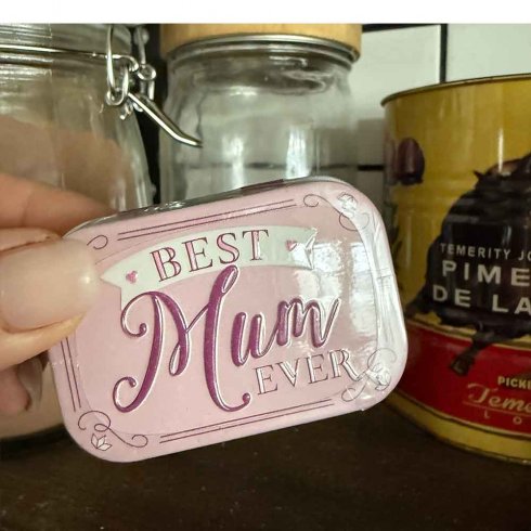 Pillerask best mom ever - med mintpastiller