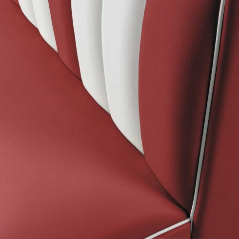 Diner booth - retro soffa slutdel 70 cm