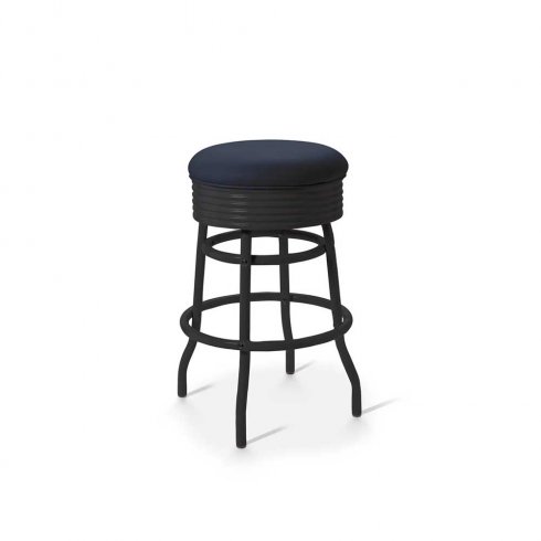 Diner Barstol helsvart utan rygg 66 cm navy