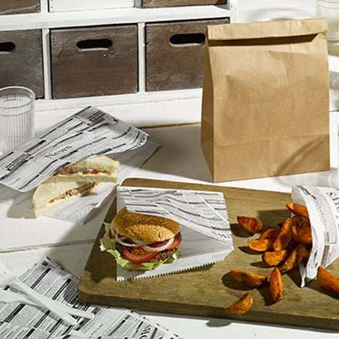 Hamburgerficka Newsprint 300 st
