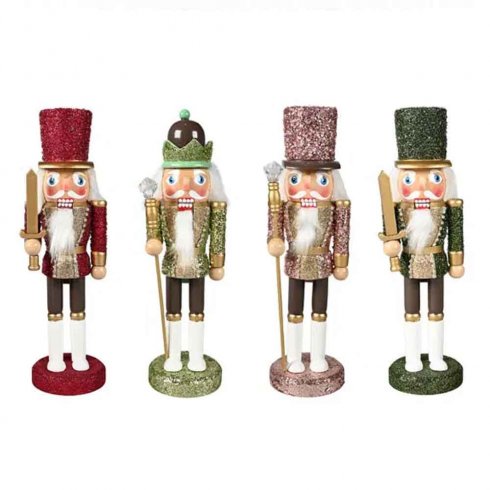 Andrahandssortering Glittrande nötknäppare 25,5 cm Ljusgrön