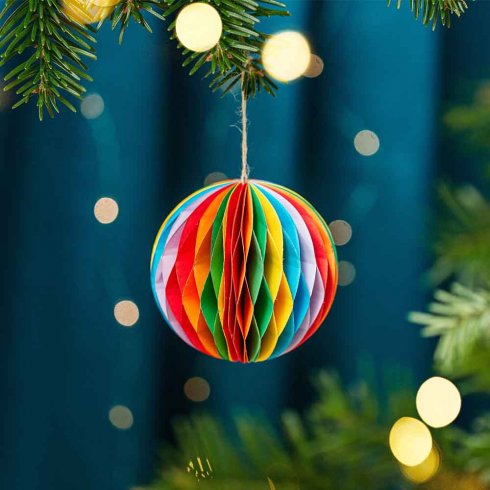 Papperskula Rainbow / st