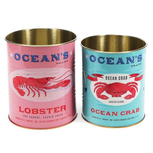 Kruka / plåtburk 2 pack Ocean´s Brand