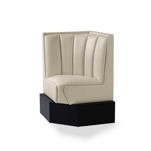 Diner booth - retro soffa 60 cm hörndel