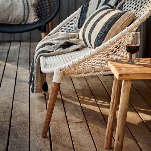 Riko Pall 46 cm återvunnet trä - Affari Of Sweden