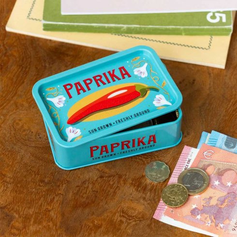 Miniburk med lock - Paprika