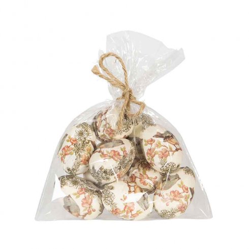 Påskägg Vintage med hänge 10-pack