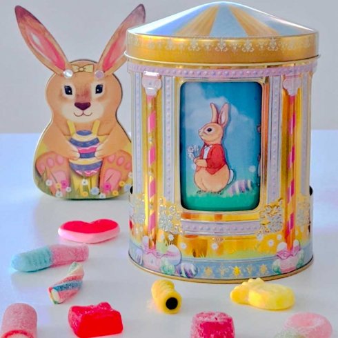 Plåtburk Speldosa Påsk