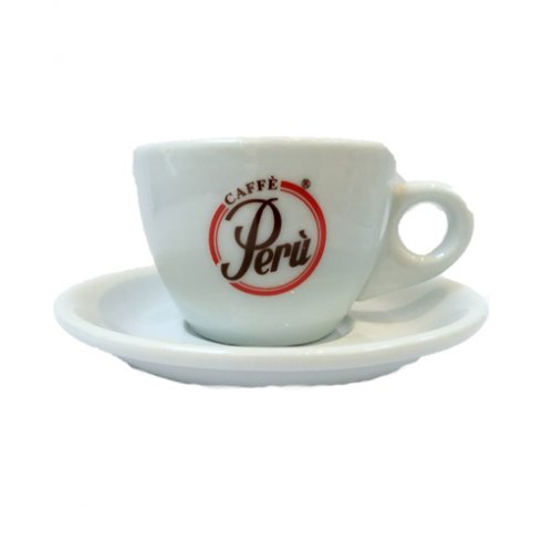 Peru cappuccinokopp 6 pack med fat