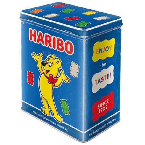 Plåtburk i retrostil Haribo 3 liter