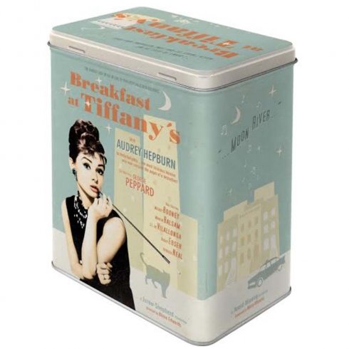 Plåtburk i retrostil Breakfast at tiffany 3 liter