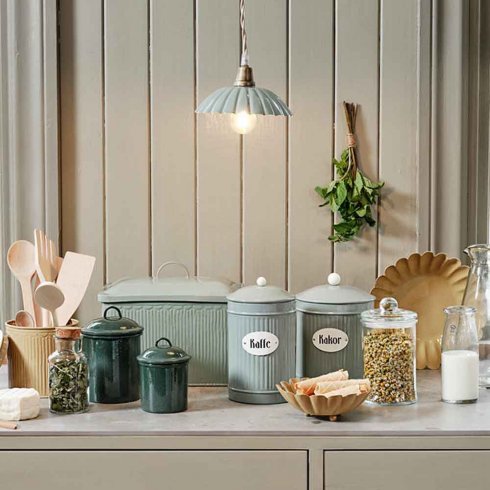 Retro kakburk  Ø 14,5 - Grön