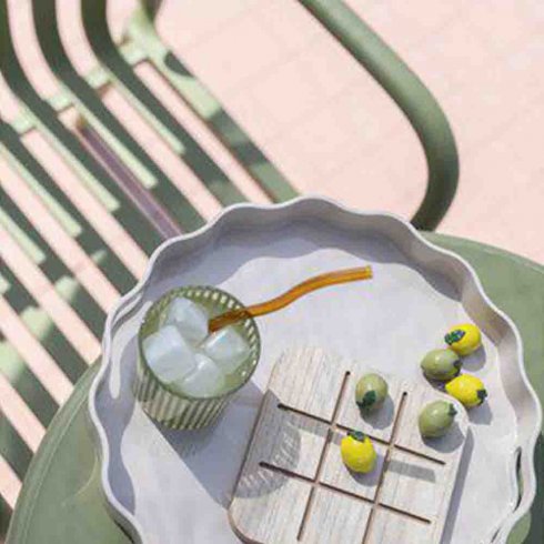 Ravello Karmstol med armstöd Grön