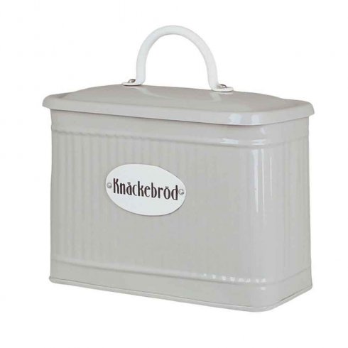Retro knäckebrödsburk - Beige
