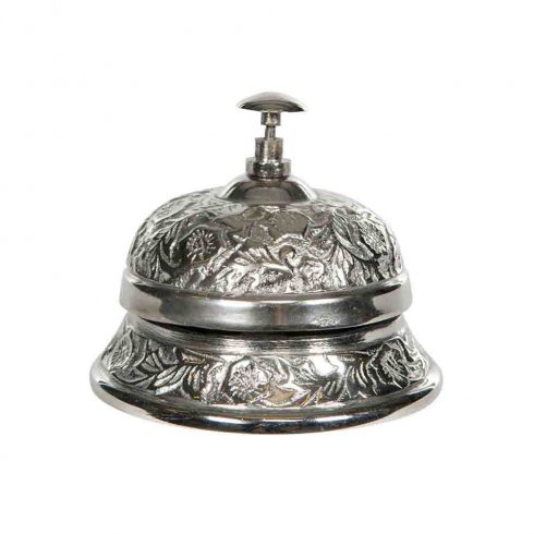 Ringklocka Antik Silver Ø 10 cm