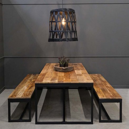 Ronaldo Matbord med svart Trademark Living