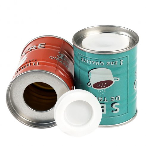 Salt & Pepparkar Plåtburkar Sel and Poivre