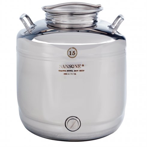 Vattentank 15 liter rostfri sansone