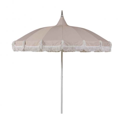 Parasoll Santiago med hållare & bärpåse – Beige