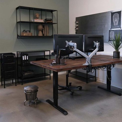 Washington vägghylla med 6 fack svart - Trademark Living