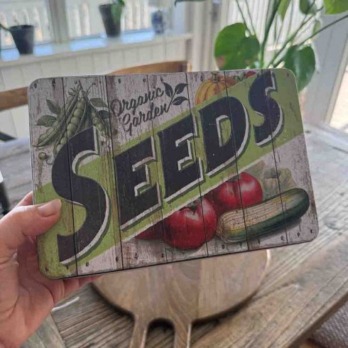 Platt plåtburk Seeds