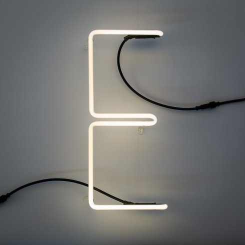 Alphafont E - neon light - seletti