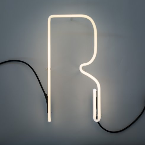 Alphafont R - neon light - seletti