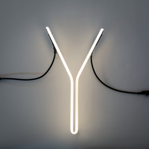 Alphafont Y - neon light - seletti