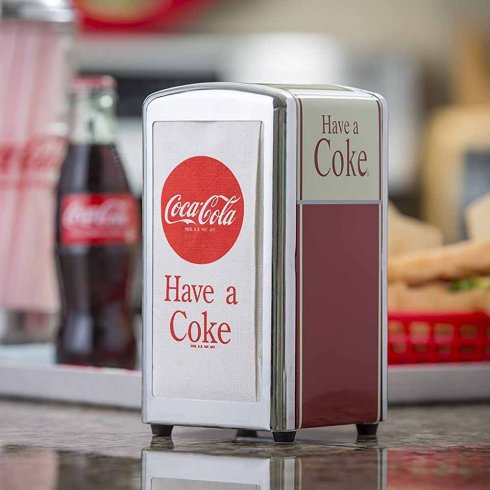 Servettställ Coca Cola Hög modell