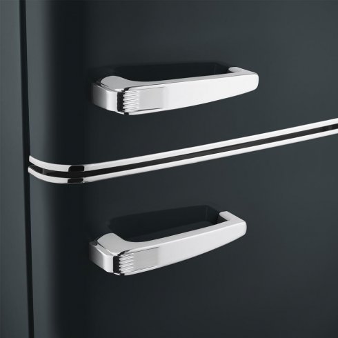 Kyl och frys 167 x 55 cm Svart - Severin