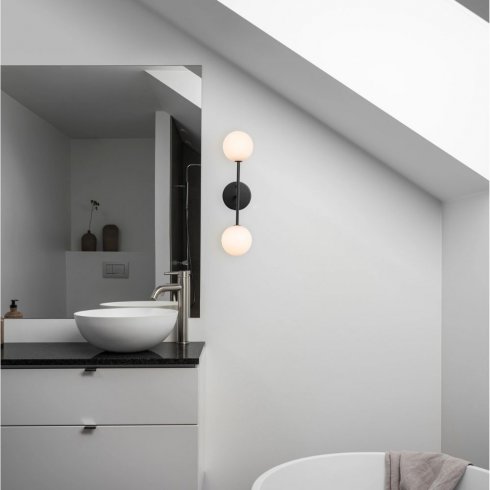 Sigma D vägglampa Svart Opal 49 cm - Pr Home