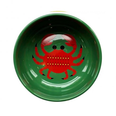 Färgglad Skål Sealife Crab Ø 14,5 cm