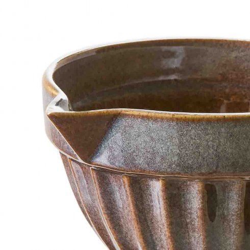 Costa Skål med pip Brun/flerfärgad