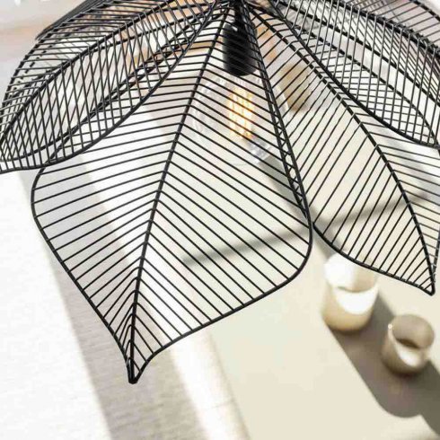 Elm Taklampa Svart 70 cm - Pr Home