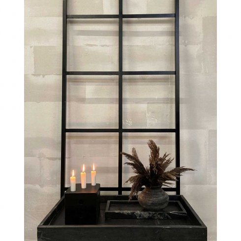 Rumsavdelare Järn i industriell stil med glas