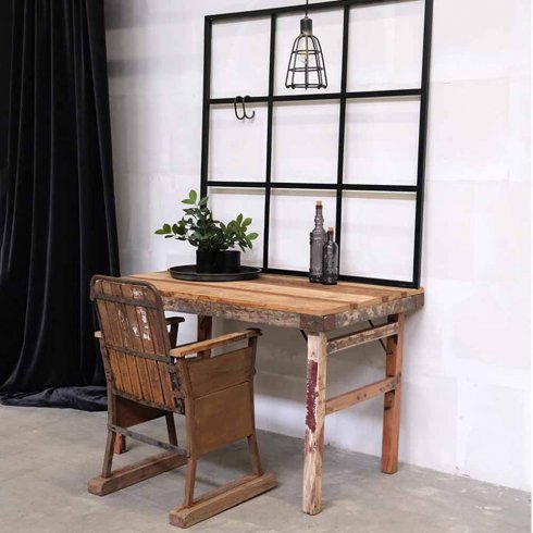 Rumsavdelare New York fönster kvadratisk utan glas