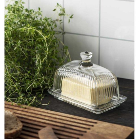 Smörlåda med ränder