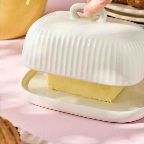 Smörlåda i porslin Buttercream