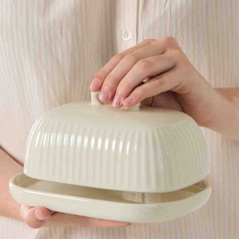 Smörlåda i porslin Buttercream