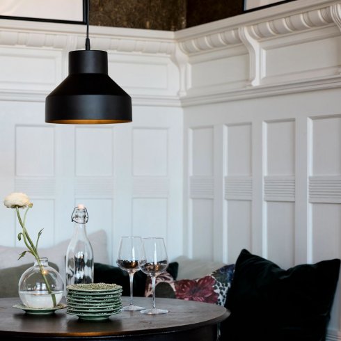 Solo taklampa Matt svart 26cm - Pr Home