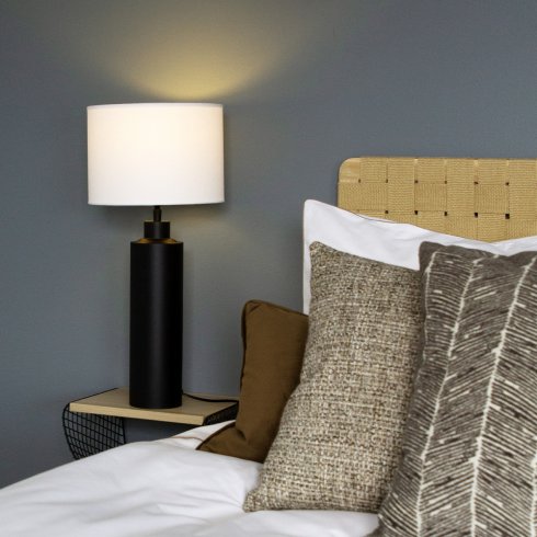 Solo bordslampa Matt svart/vit 57 cm - Pr Home