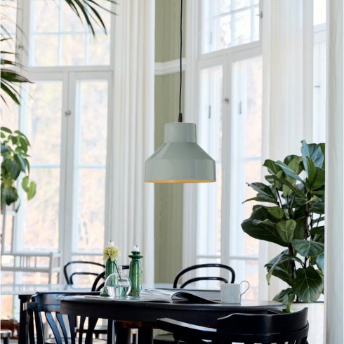 Solo taklampa Blank grå 26 cm - Pr Home