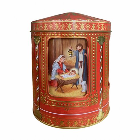 Plåtburk Speldosa Nativity