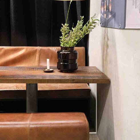 Snygg Träbordsskiva i återvunnet trä 130 x 70 cm