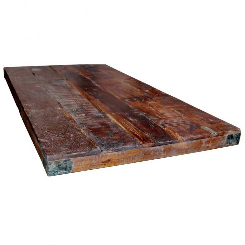 Kraftig Träbordsskiva i återvunnet trä 150 x 80 cm