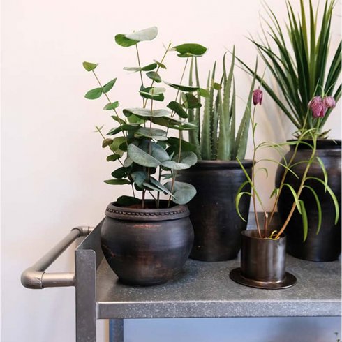 Stor Rullvagn galvariserat järn Trademark Living